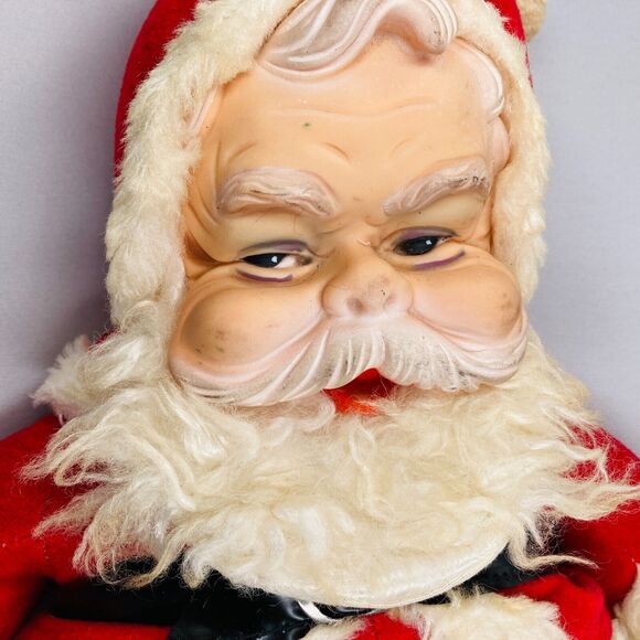 1950s Rushton Company Star Creation Stuffed Coca-Cola Santa Claus - Picture 3 of 15